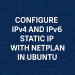 Static IP with Netplan