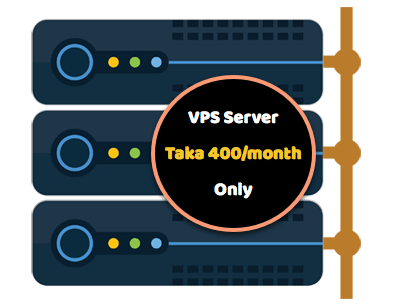 VPS Hosting – Virtual Server in Bangladesh is now Taka 400/month only