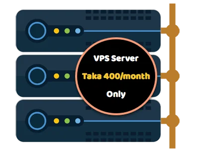 VPS Hosting – Virtual Server in Bangladesh is now Taka 400/month only